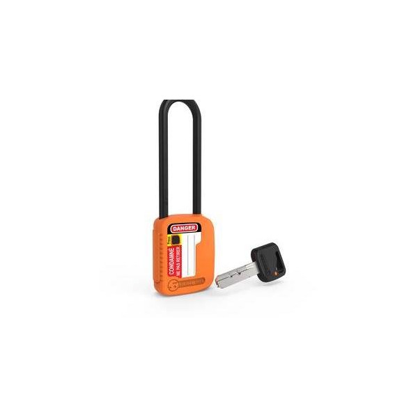 Numbered key standard padlock