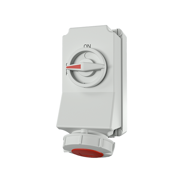 Power outlet base 380V/440V - 3Ph/3ph+N - IP67