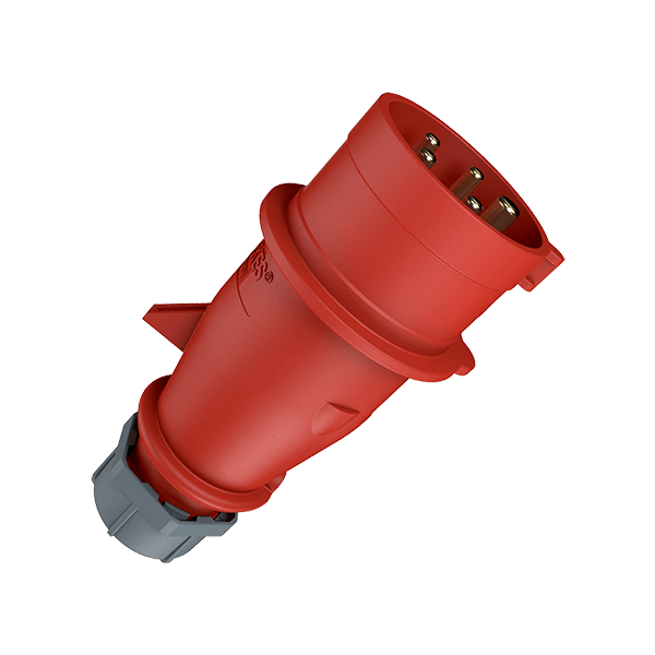 AM-TOP Male Phase Inverter Plug 16A 5P 400V IP44