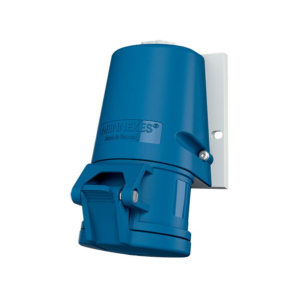 Socle de prise saillie, entrée de câble en haut 16A 3P 230V IP44