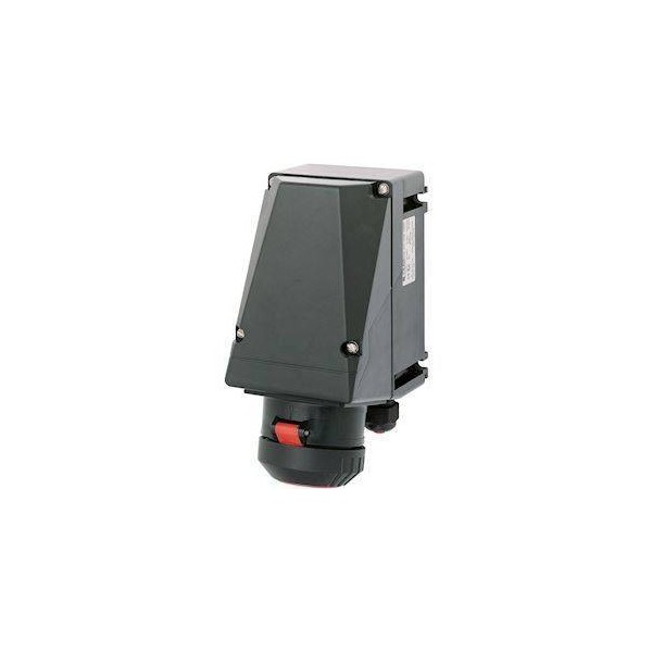 Socle mural 16A-3P+N+T-220/380V - 2G/2D