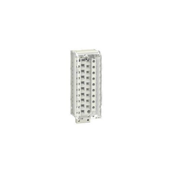 Terminal block - screw type - detachable - 20 contacts
