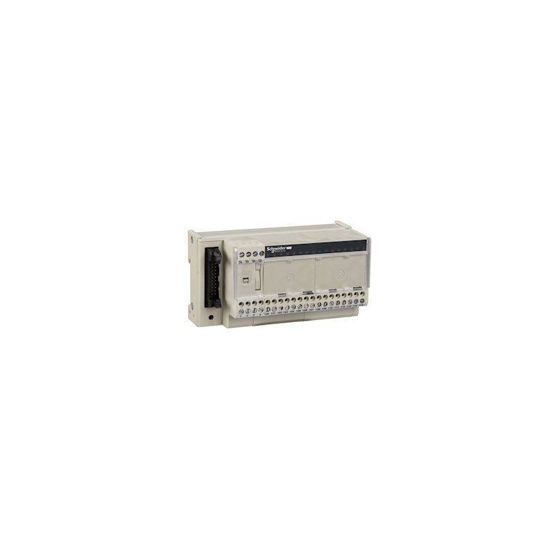 Passive connection base - 16 inputs or outputs - LED