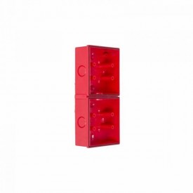 Module double - boitier arrière/back box rouge